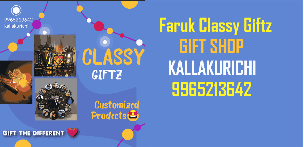 Faruk Classy Giftz Gift Shops in Kallakurichi